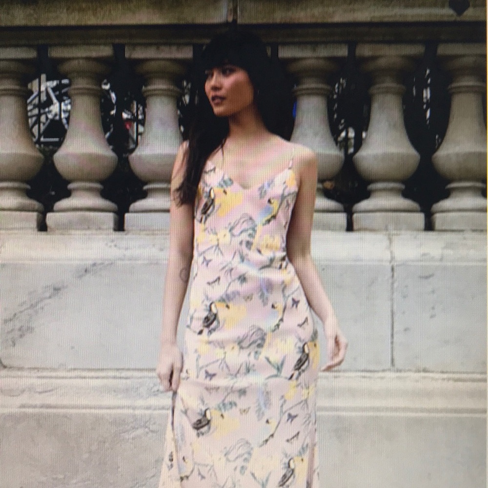 Congo print slip dress